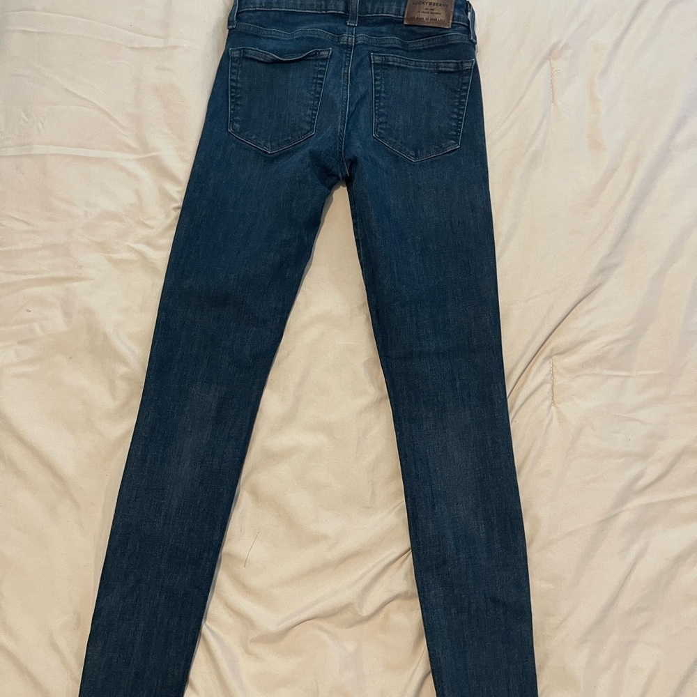 Lucky Brand Ava Super Skinny Women's Dark Wash Jeans Size 25 - Picture 2 of 7